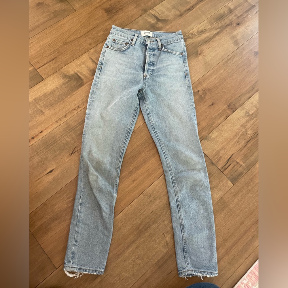 Agolde Nico High Rise Slim Jean in Cliffside - like new